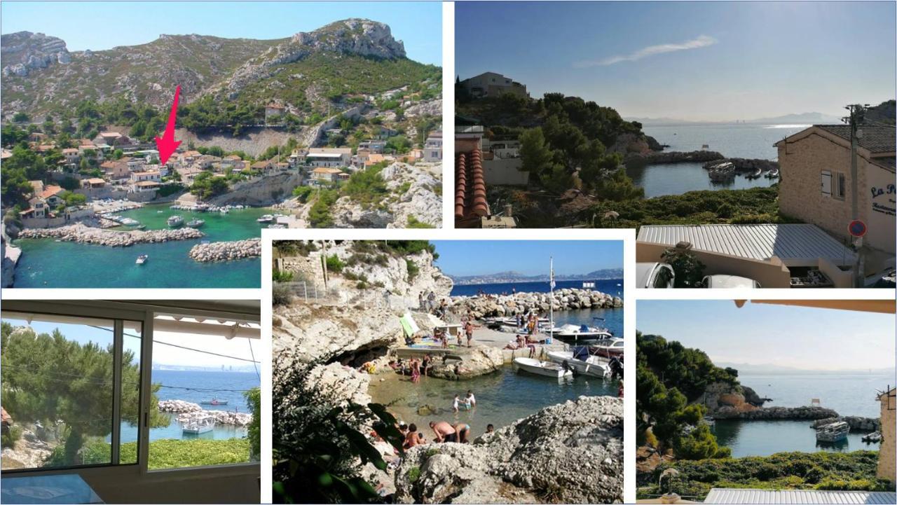 "Lacigaledeniolon",Vue Mer Panoramique, Terrasse Intime Et Bbq Le Rove Esterno foto