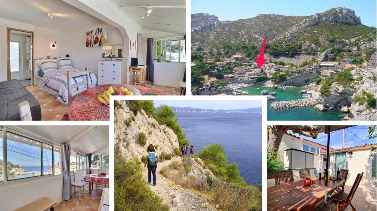 "Lacigaledeniolon",Vue Mer Panoramique, Terrasse Intime Et Bbq Le Rove Esterno foto
