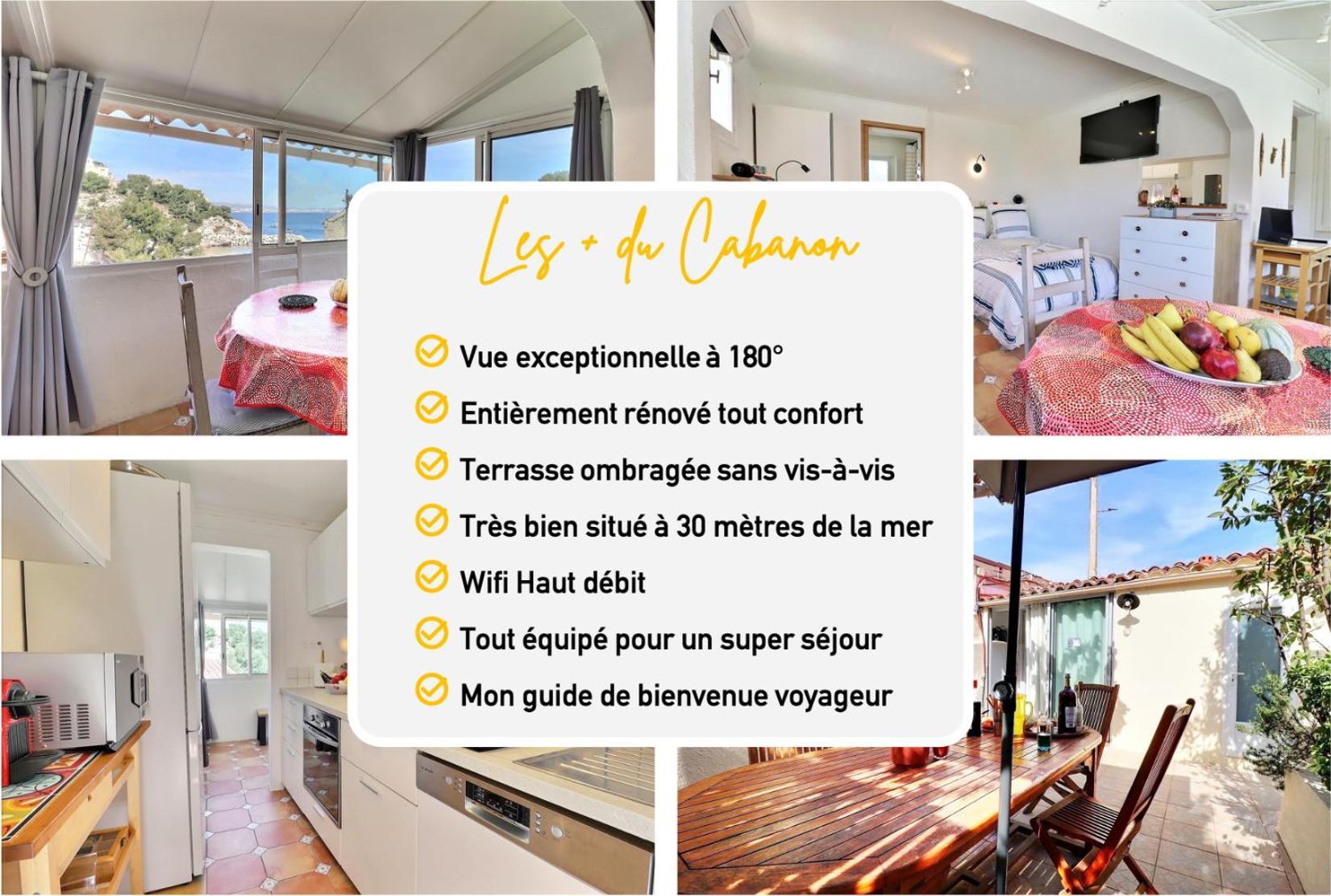 "Lacigaledeniolon",Vue Mer Panoramique, Terrasse Intime Et Bbq Le Rove Esterno foto